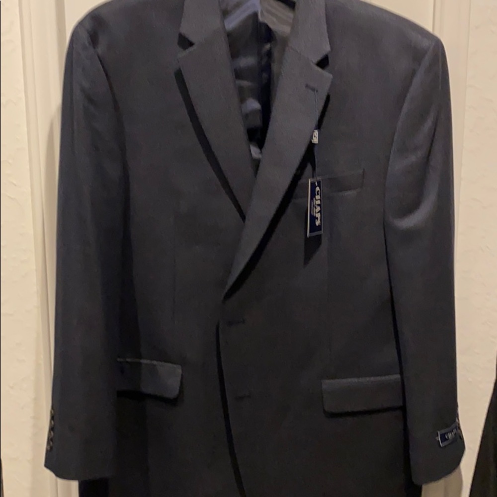 NWT Chaps Navy Blue Blazer